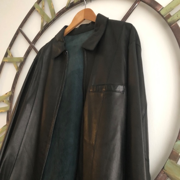 ♡ Greg Norman Men’s Leather Jacket - Picture 8 of 8